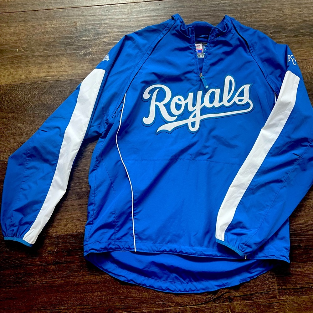 TEAM ISSUED Kansas City Royals Windbreaker (Large)